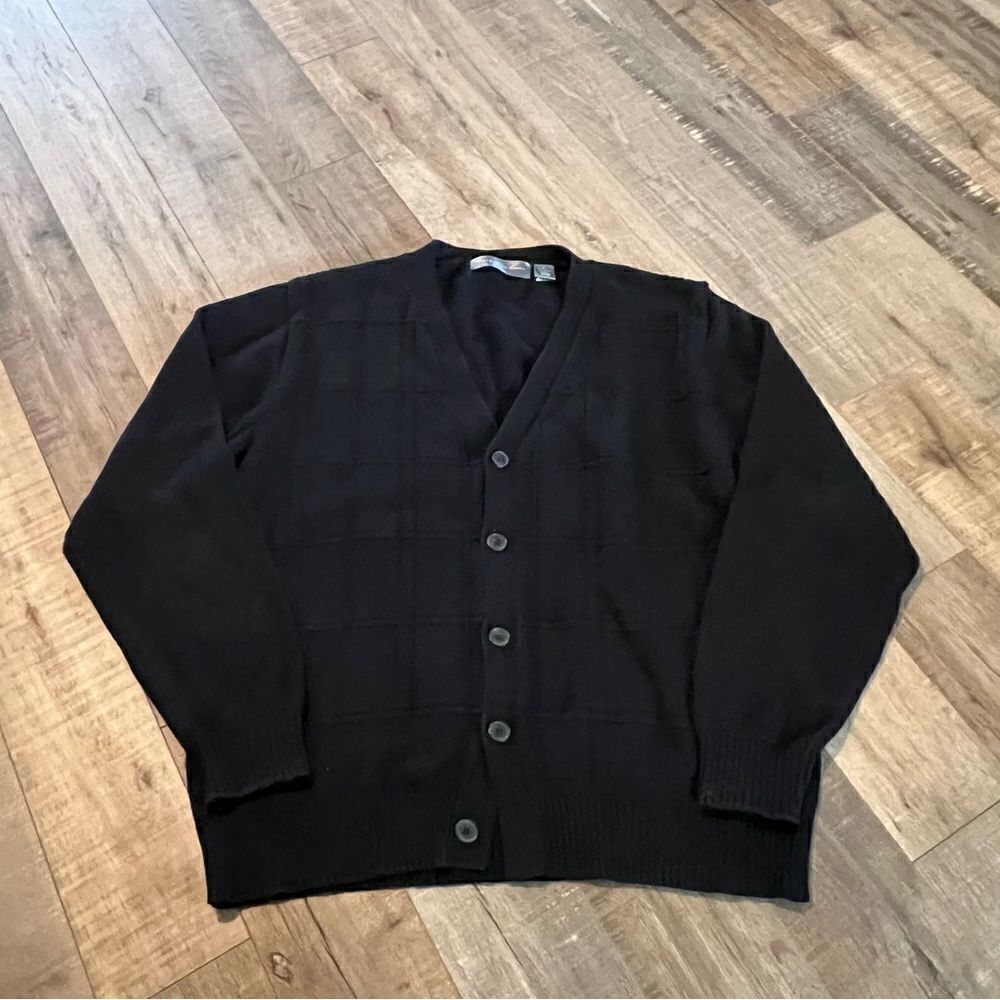 Oscar De Renta black men’s cardigan size XL